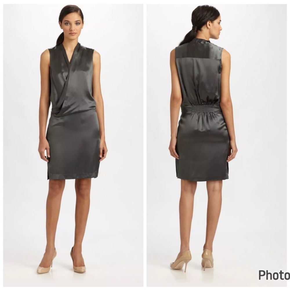 Diane Von Furstenberg Issie Sleeveless Mini Dress Green Size 12
